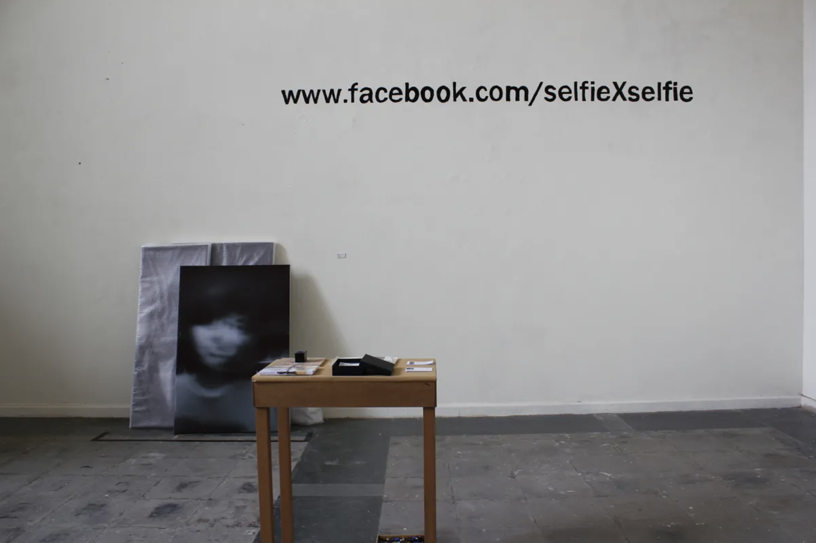 Selfie with pinhole camera